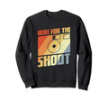 Here Shoot Funny Photography Sweatshirt - Casual Everyday Wear Men Women - T-Shirt, Sweatshirt, Hoodie