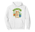 Hamster Groovy Floral Hamster Hoodie - Unique Graphic for Adults - T-Shirt, Sweatshirt, Hoodie