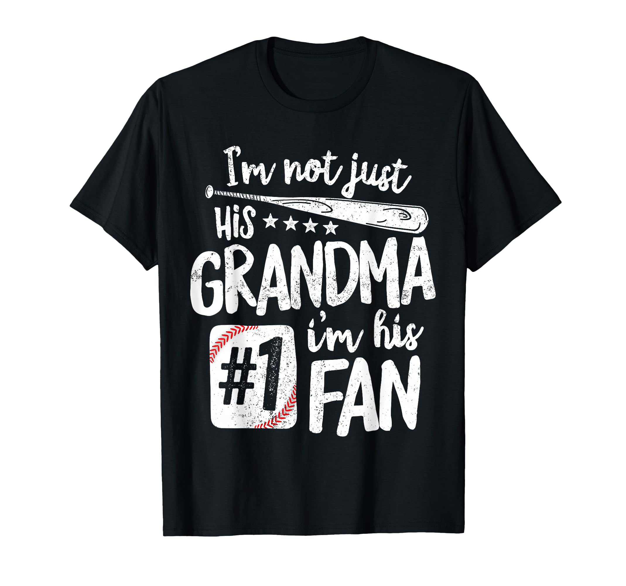 Im Not Just His Grandma Im His 1 Fan T-Shirt - Unique Graphic for Adults - T-Shirt, Sweatshirt, Hoodie