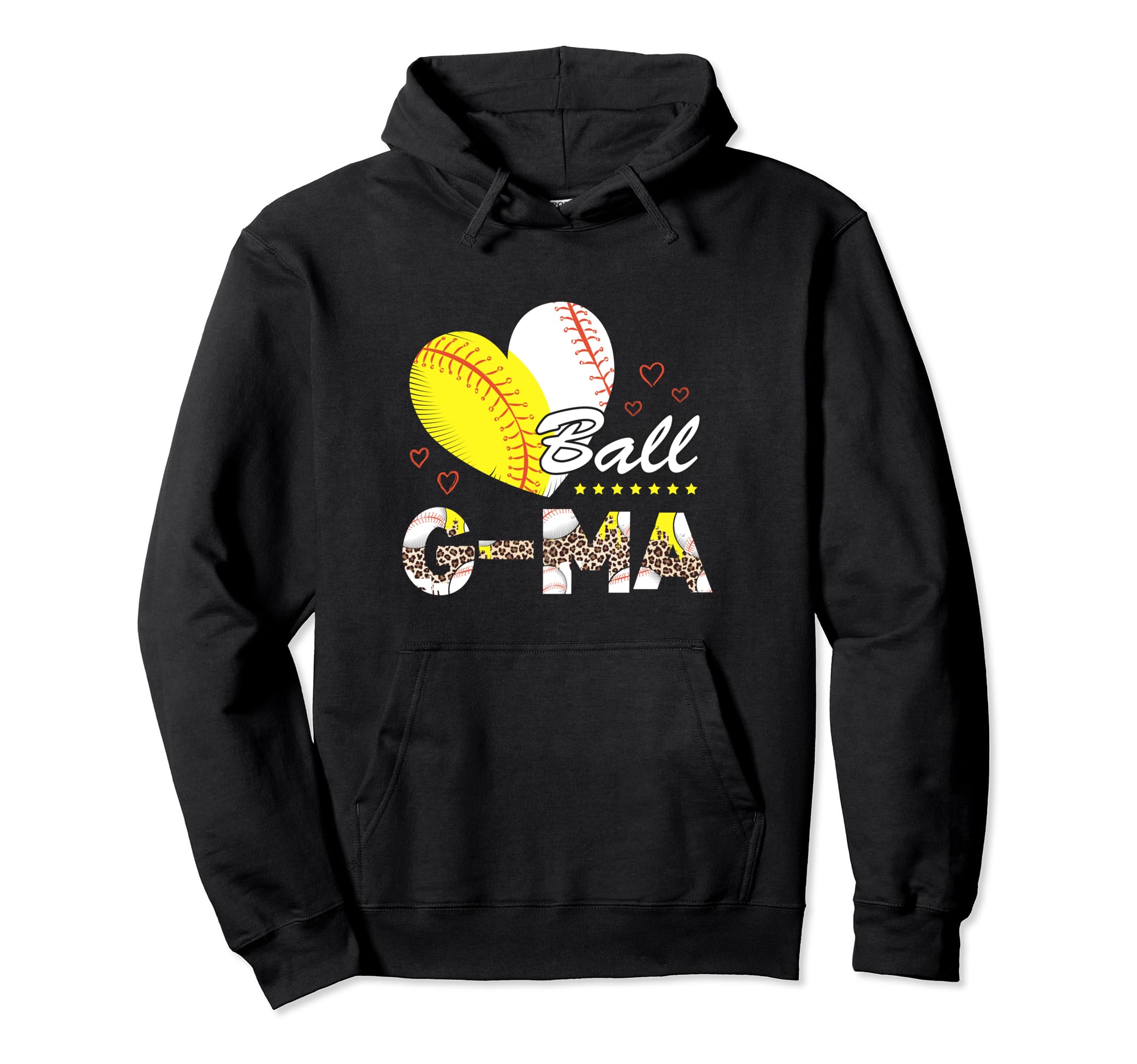 G Ma Both Baseball Softball Mothers Hoodie - Streetwear Style for Adults - T-Shirt, Sweatshirt, Hoodie