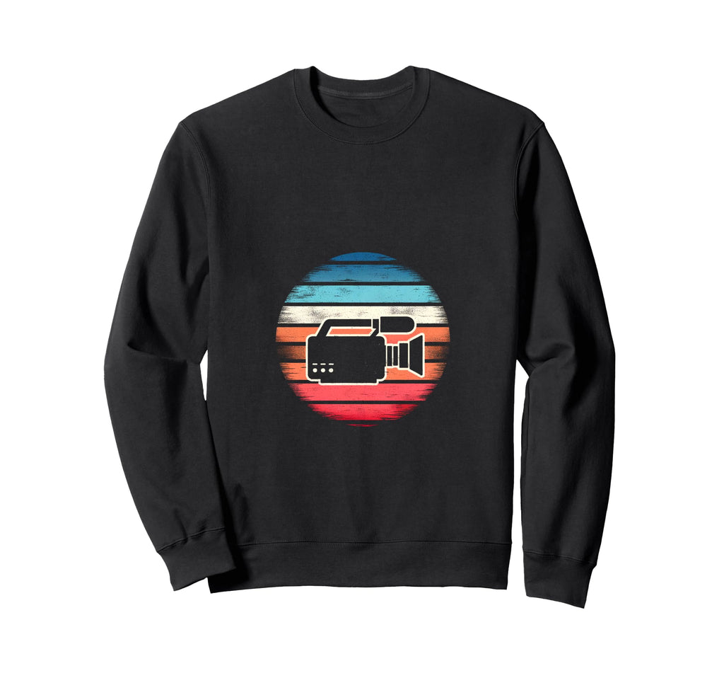 Camera Sunset Hoodie - Custom Art Print for Adults - T-Shirt, Sweatshirt, Hoodie