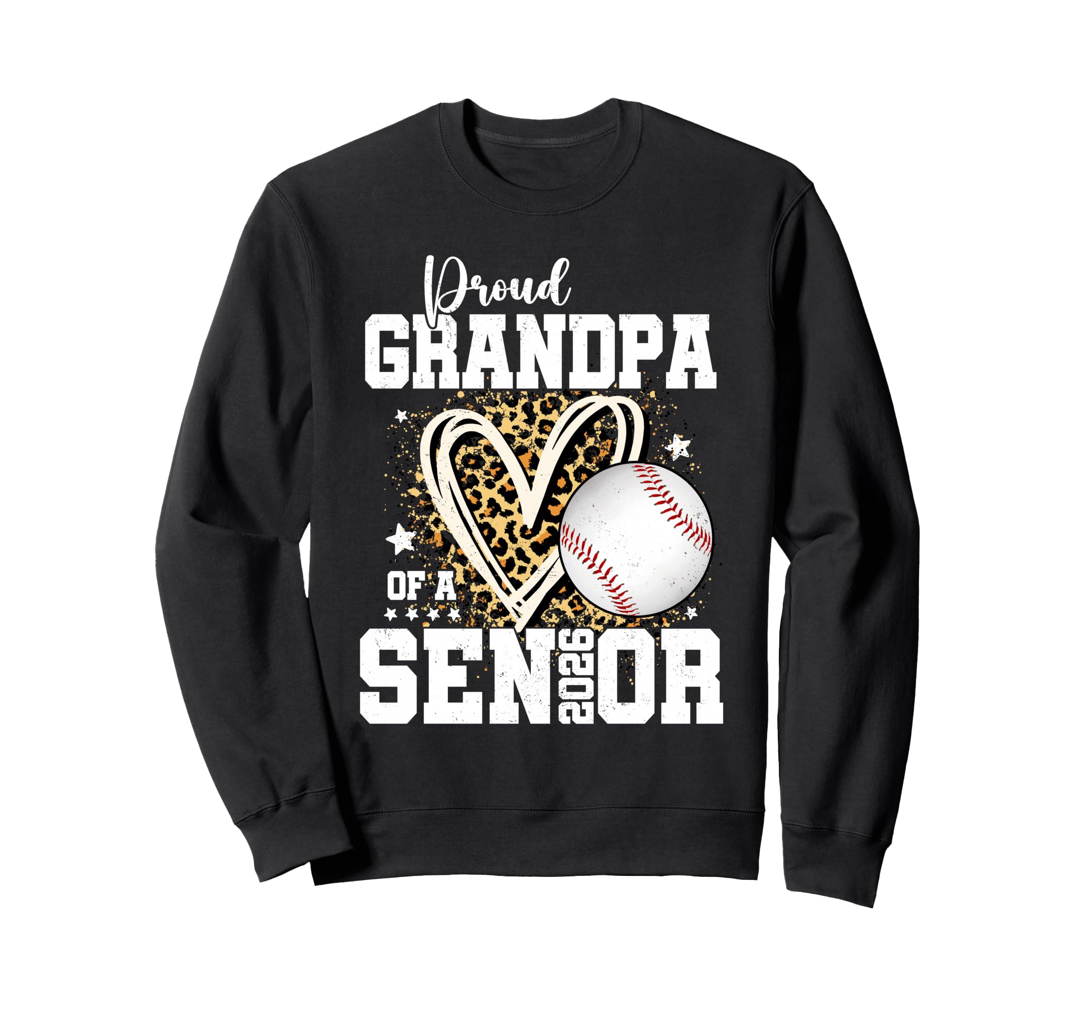 Proud Grandpa 2026 Senior Baseball Sweatshirt - Fun Novelty Design Unisex - T-Shirt, Sweatshirt, Hoodie