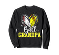 Ball Grandpa Softball Baseball Grandpa Sweatshirt - Unique Graphic Unisex - T-Shirt, Sweatshirt, Hoodie