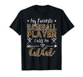 My Favorite Baseball Player Calls Me T-Shirt - Minimalist Print Unisex - T-Shirt, Sweatshirt, Hoodie