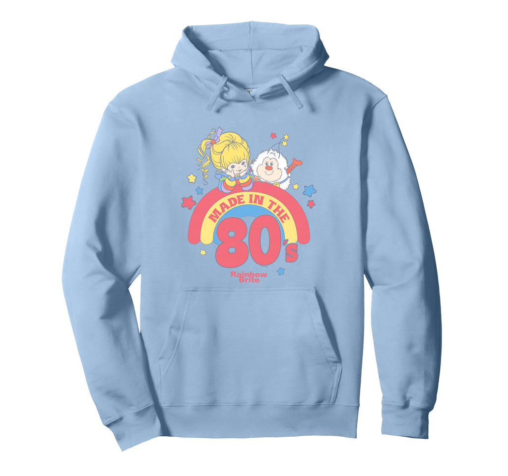 Rainbow Brite Me 80S Pastel Colors Chest Hoodie - Novelty Apparel Unisex - T-Shirt, Sweatshirt, Hoodie