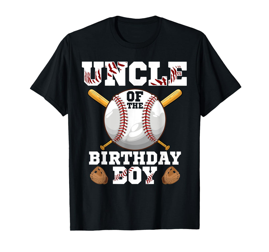 Uncle Birthday Baseball 1St Birthday T-Shirt - Minimalist Print Men Women - T-Shirt, Sweatshirt, Hoodie