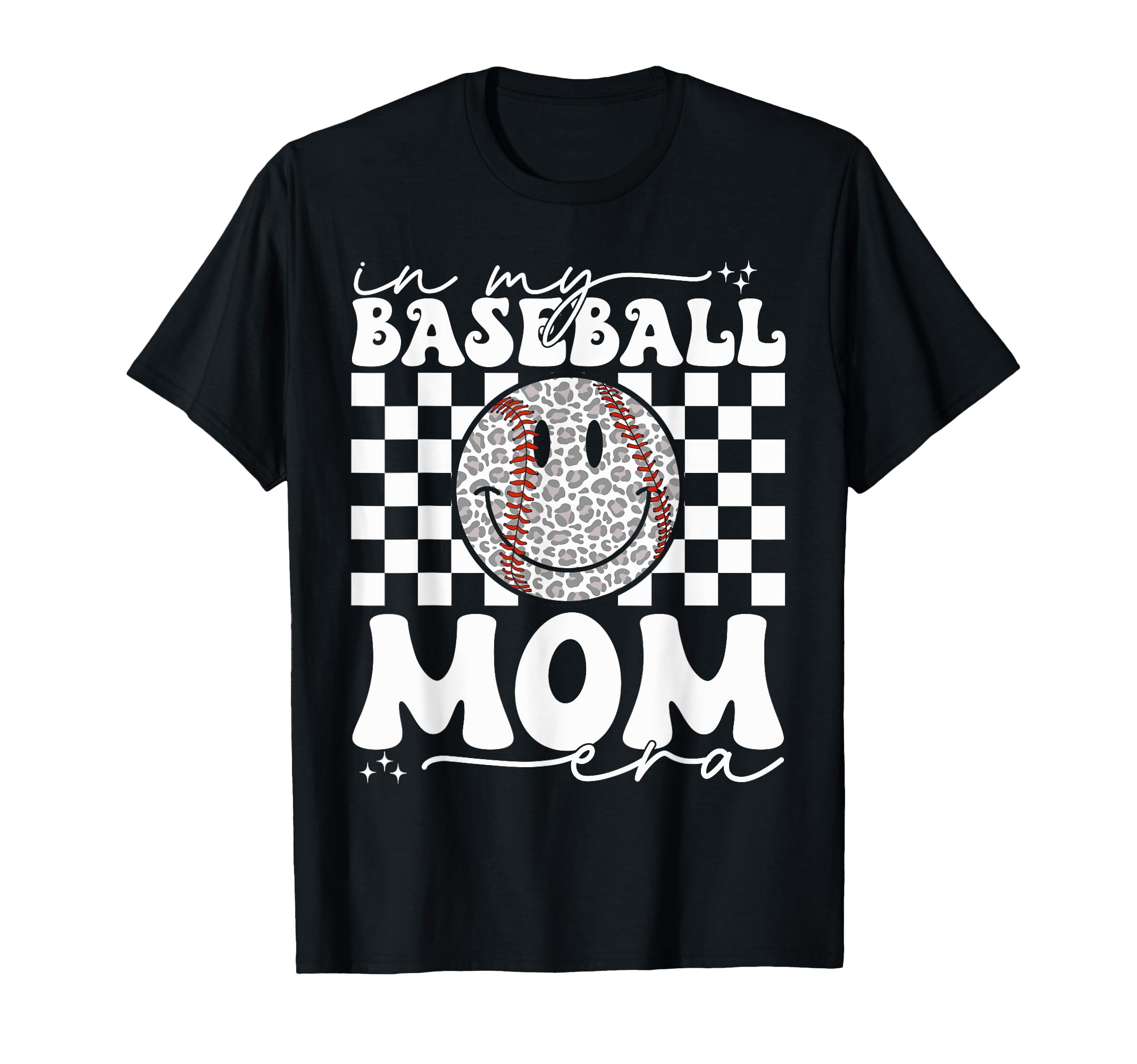 My Baseball Mom Mama Era Leopard Mom T-Shirt - Minimalist Print Unisex - T-Shirt, Sweatshirt, Hoodie