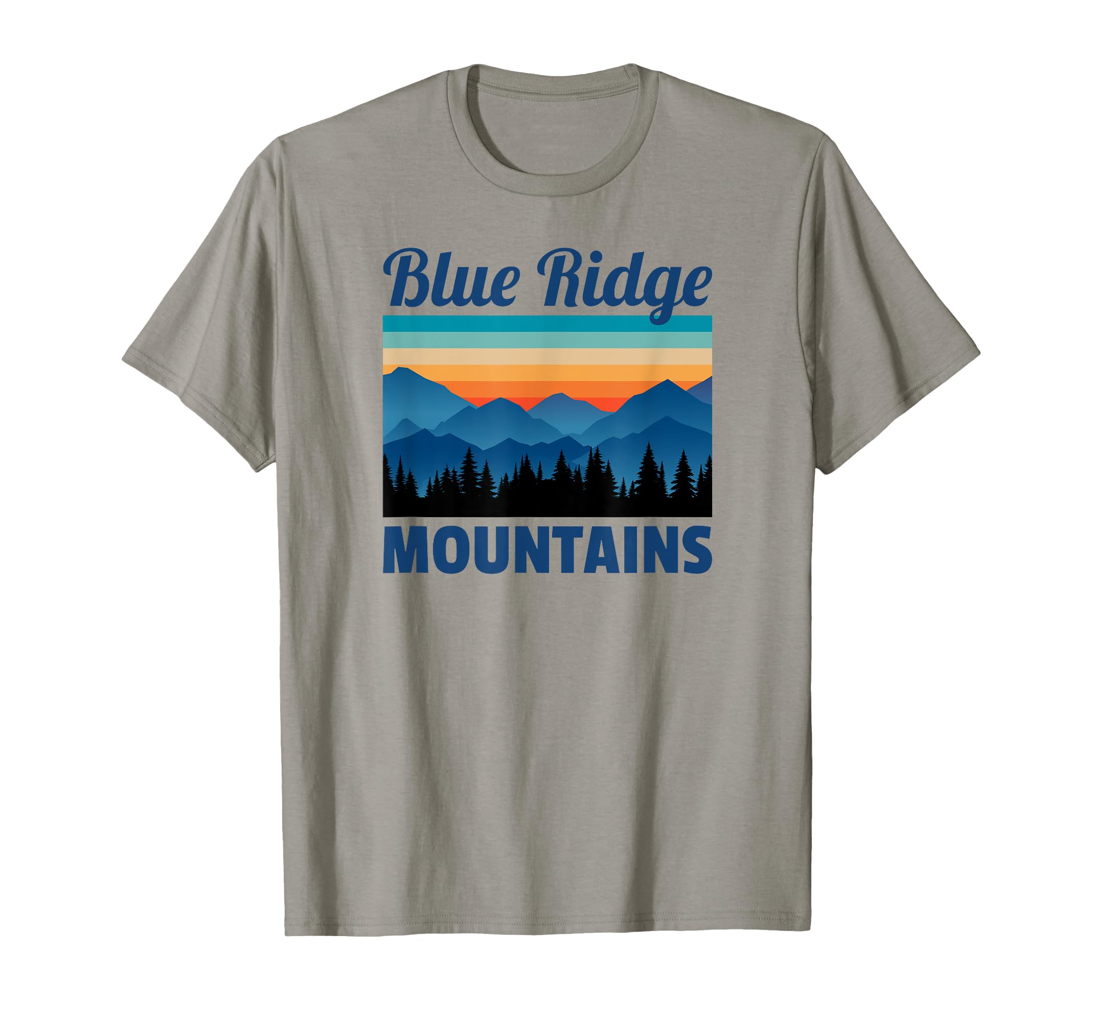 Blue Ridge Mountains Sunset T-Shirt - Custom Art Print Men Women - T-Shirt, Sweatshirt, Hoodie
