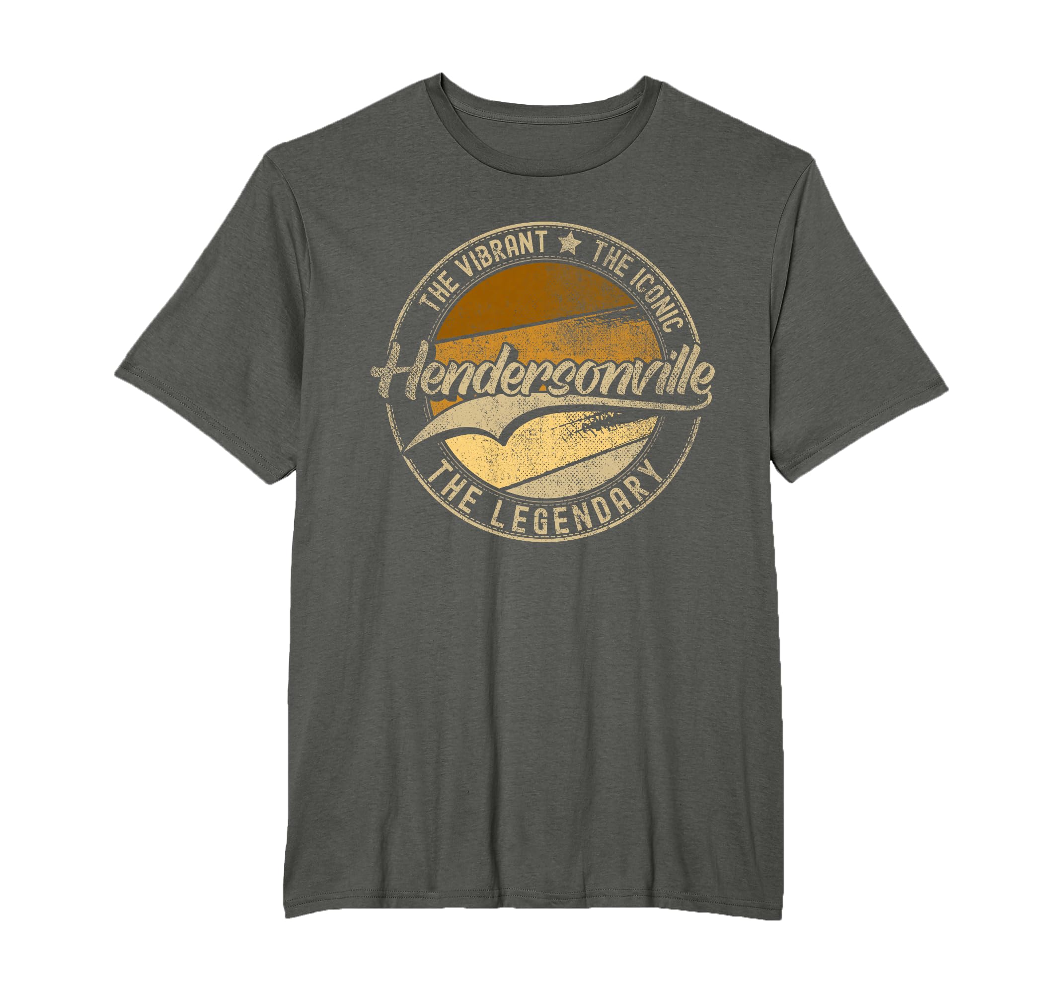 Hendersonville Nc North Carolina Distressed T-Shirt - Graphic Print Unisex - T-Shirt, Sweatshirt, Hoodie