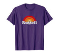 Russell Massachusetts Ma 70S Rainbow T-Shirt - Minimalist Print Unisex - T-Shirt, Sweatshirt, Hoodie