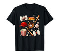 Baseball Coquette Bow Tie Hot Dog T-Shirt - Novelty Apparel Men Women - T-Shirt, Sweatshirt, Hoodie