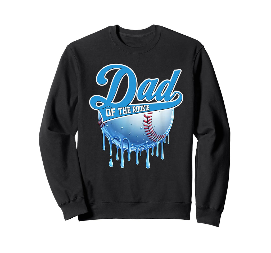 Dad Rookie 1St Birthday Baseball Sweatshirt - Casual Everyday Wear Unisex - T-Shirt, Sweatshirt, Hoodie