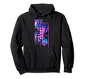 Vaporwave Dreams Cyber Night City Hoodie - Fun Novelty Design Men Women - T-Shirt, Sweatshirt, Hoodie