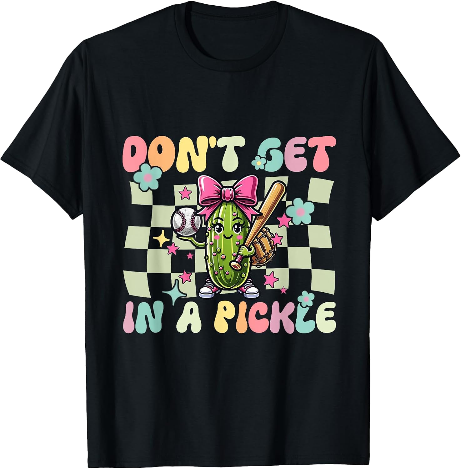 Pastel Baseball Humor For Girls And Sports Lovers - Adult & Kids T-Shirts, Sweatshirts & Hoodies apparel design preview 1