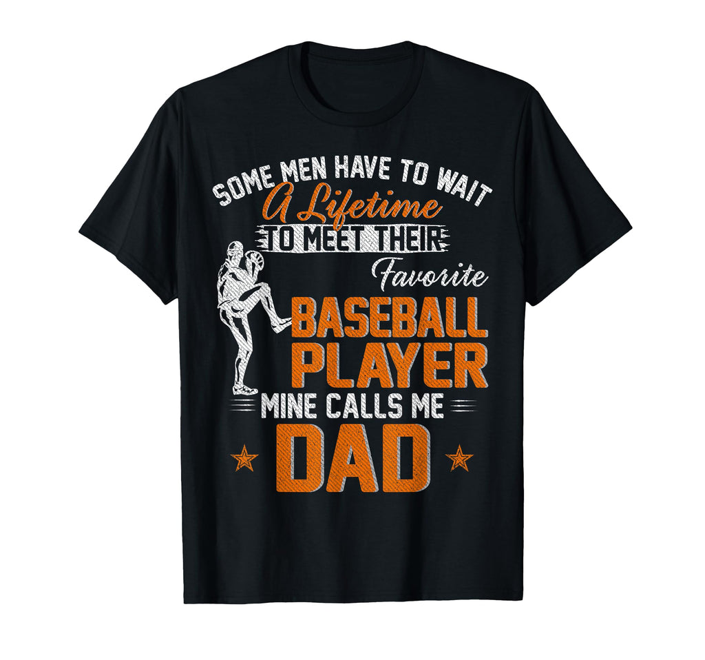 My Favorite Baseball Player Calls Me Dad T-Shirt - Custom Art Print Unisex - T-Shirt, Sweatshirt, Hoodie