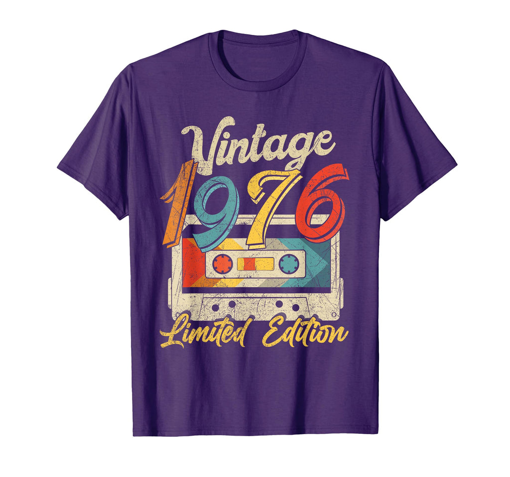 1976 Years Old 1976 Cassette Tape T-Shirt - Custom Art Print Unisex - T-Shirt, Sweatshirt, Hoodie