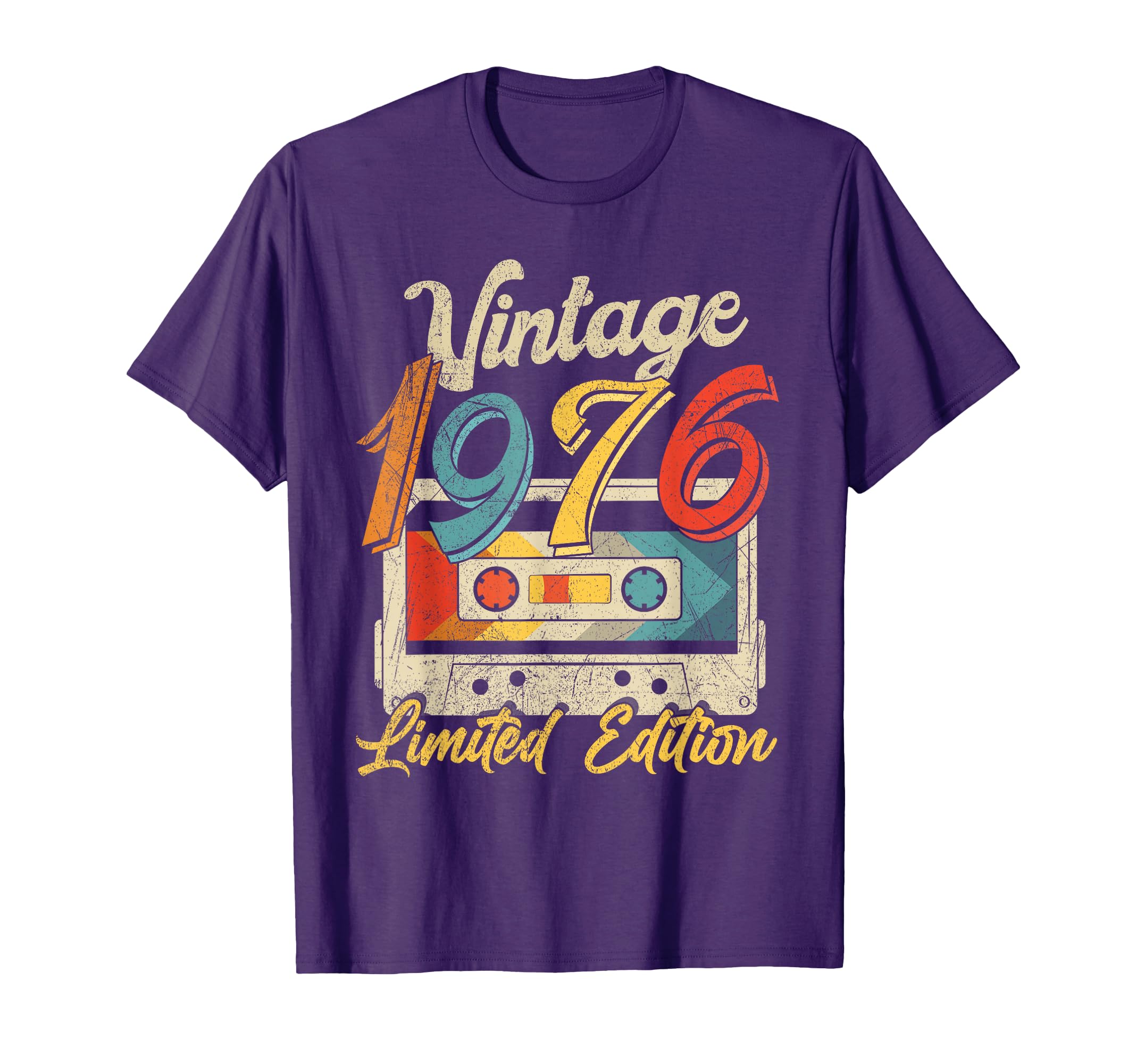 1976 Years Old 1976 Cassette Tape T-Shirt - Custom Art Print Unisex - T-Shirt, Sweatshirt, Hoodie