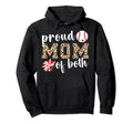 Mom Both Proud Baseball And Cheer Mom Hoodie - Graphic Print for Adults - T-Shirt, Sweatshirt, Hoodie