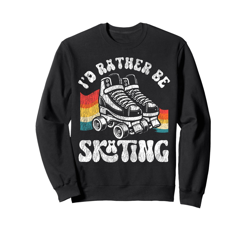 Roller Skating Skate 1970S Id Sweatshirt - Unique Graphic for Adults - T-Shirt, Sweatshirt, Hoodie