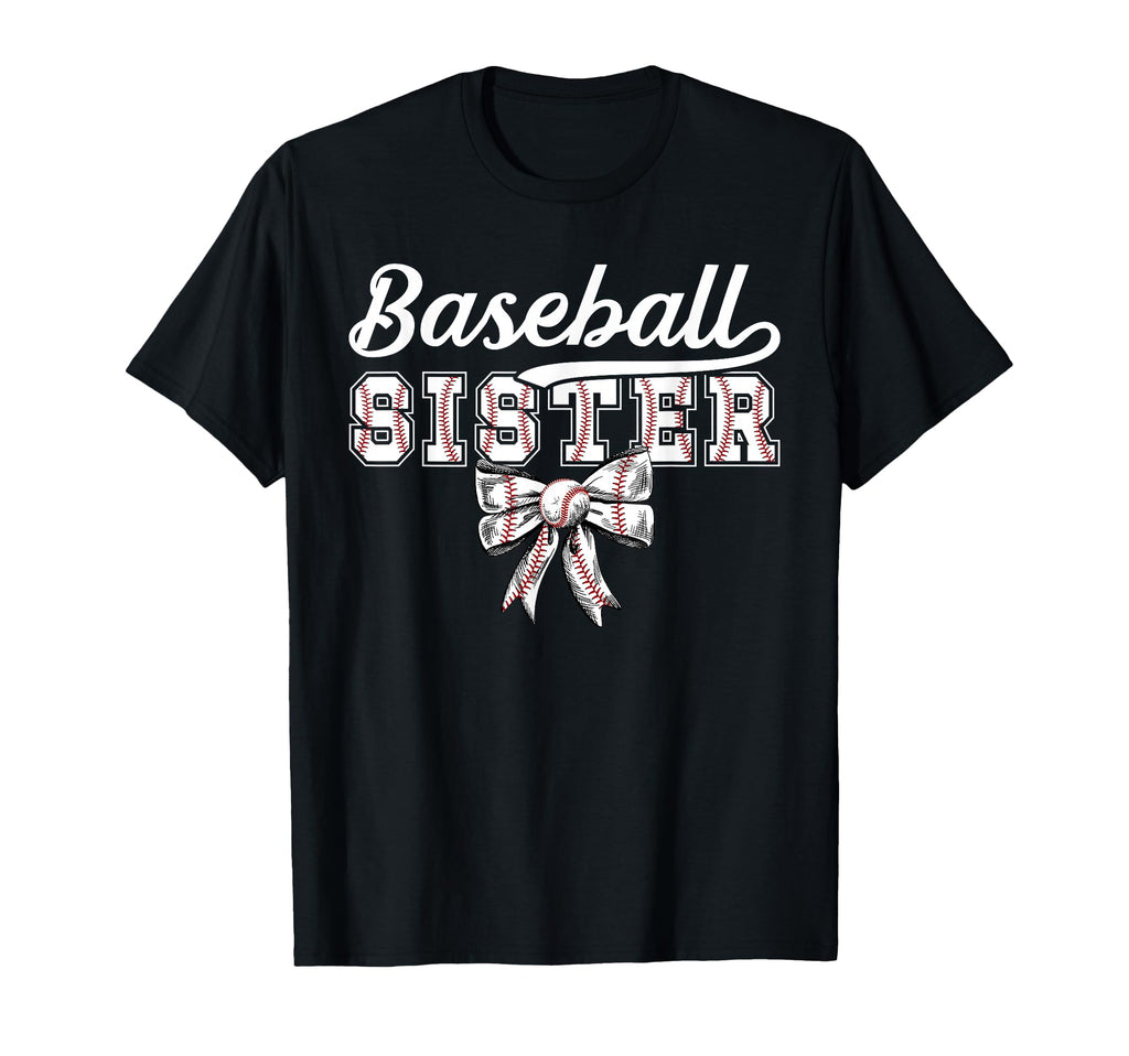 Baseball Sister Coquette Sister T-Shirt - Custom Art Print Men Women - T-Shirt, Sweatshirt, Hoodie