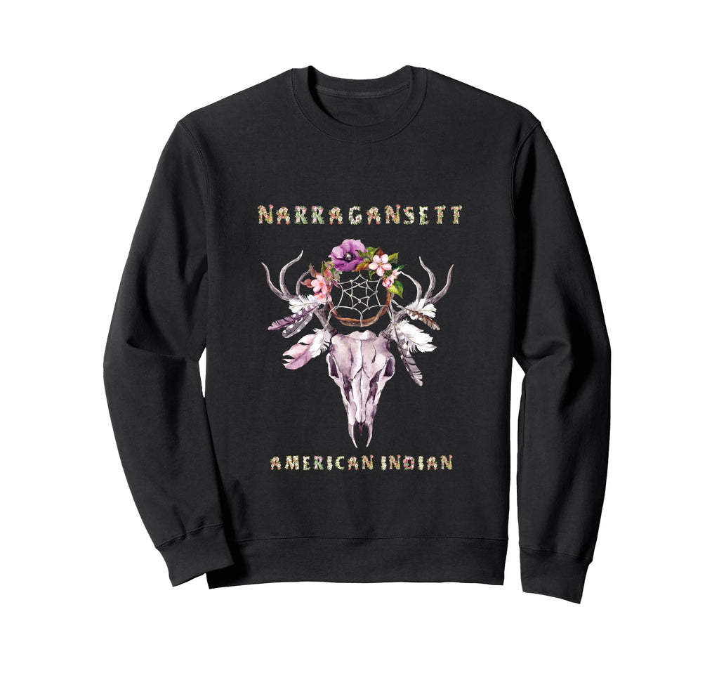 Narragansett American Indian Tribe Boho Sweatshirt - Trendy Graphic Unisex - T-Shirt, Sweatshirt, Hoodie