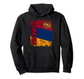 Armenia Flag Flag Distressed Armenia Hoodie - Fun Novelty Design Unisex - T-Shirt, Sweatshirt, Hoodie