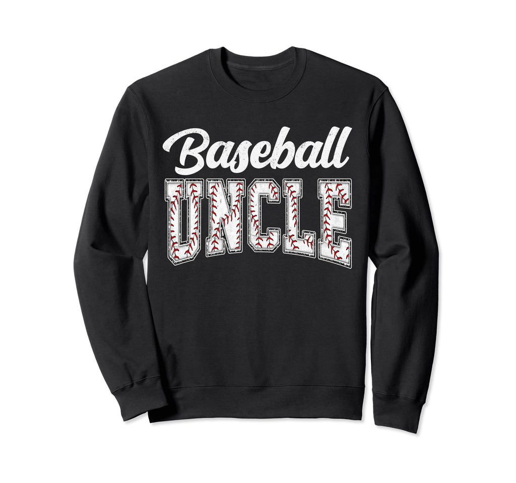 Baseball Uncle Baseball Nephew Sweatshirt - Custom Art Print for Adults - T-Shirt, Sweatshirt, Hoodie
