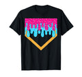 Baseball Drip Home Plate Ice Cream T-Shirt - Trendy Graphic Unisex - T-Shirt, Sweatshirt, Hoodie
