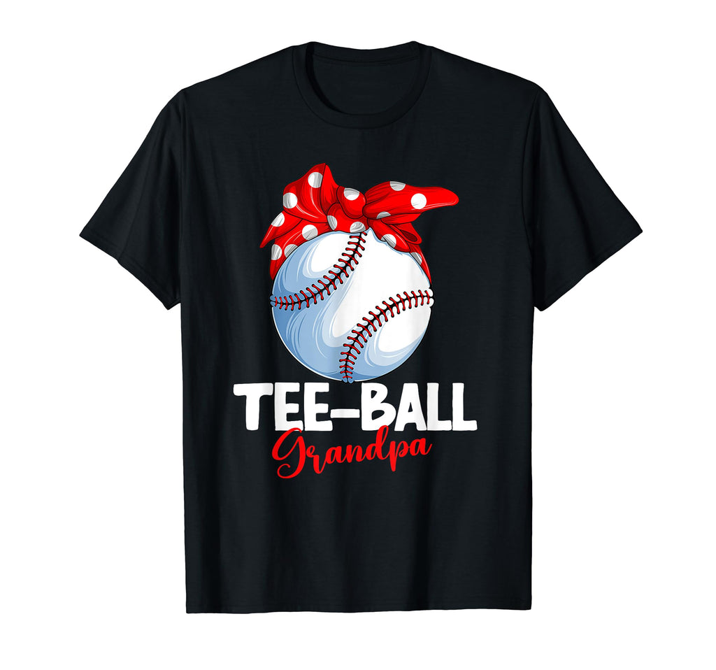 Ball Grandpa T Ball Tball Teeball T-Shirt - Unique Graphic Unisex - T-Shirt, Sweatshirt, Hoodie