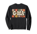 G Ma Floral Hippie Boho 70S Grandma Sweatshirt - Unique Graphic Unisex - T-Shirt, Sweatshirt, Hoodie
