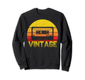 Cassette Tape 80S Eighties Sunset Sweatshirt - Unique Graphic Men Women - T-Shirt, Sweatshirt, Hoodie