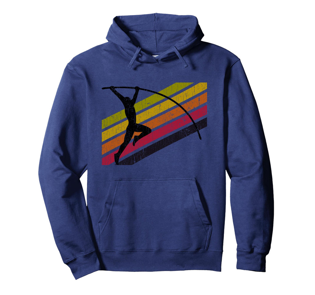 Pole Vault Colors Distressed Hoodie - Custom Art Print Men Women - T-Shirt, Sweatshirt, Hoodie