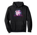 Anime Vaporwave Cat Hoodie - Custom Art Print Men Women - T-Shirt, Sweatshirt, Hoodie