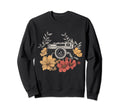 Photographer Camera Flowers Photography Sweatshirt - Trendy Graphic Unisex - T-Shirt, Sweatshirt, Hoodie