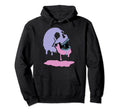 Melting Skull Face Aesthetic Vaporwave Hoodie - Graphic Print for Adults - T-Shirt, Sweatshirt, Hoodie