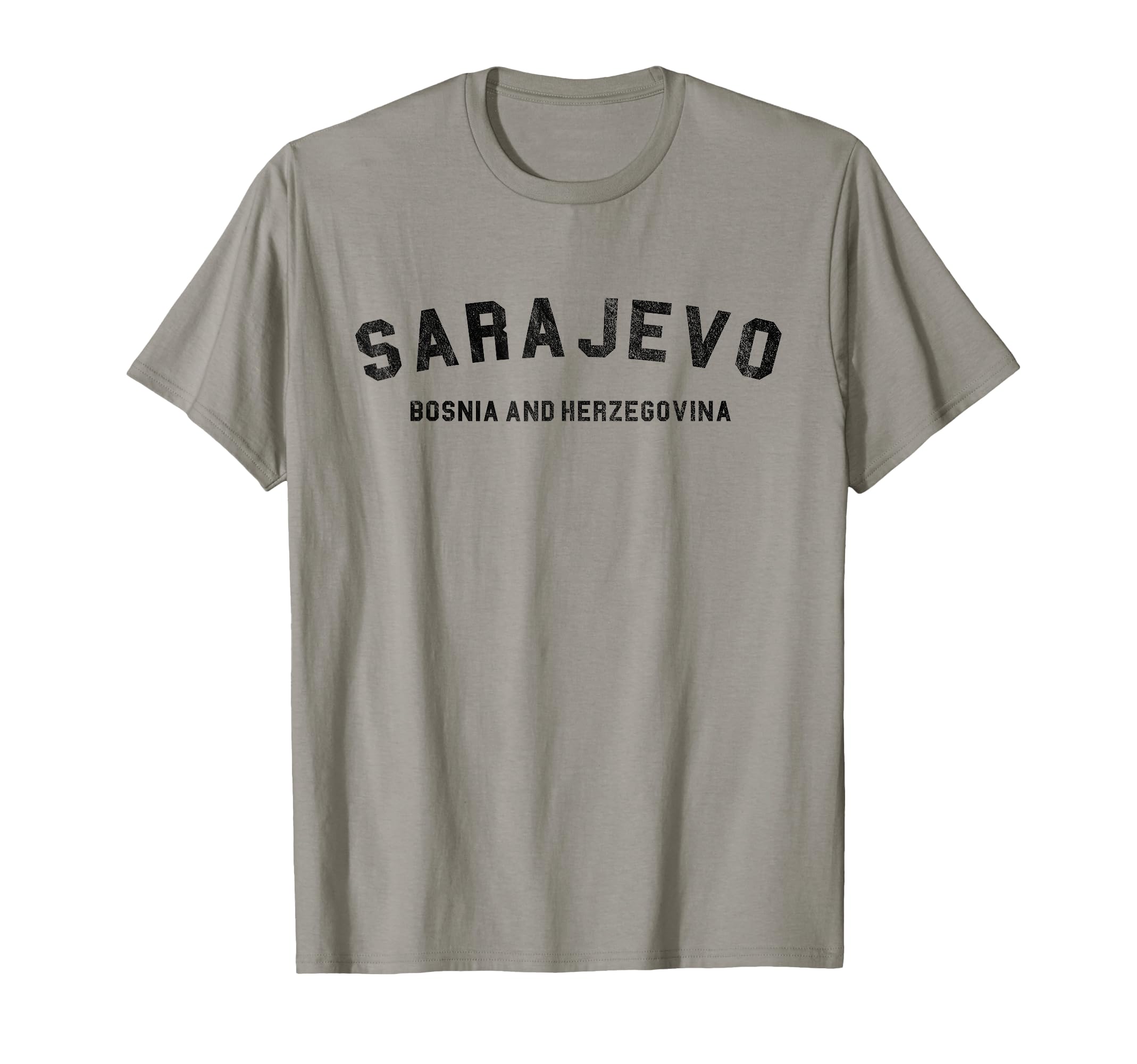 Varsity Sarajevo Bosnia And Herzegovina T-Shirt - Graphic Print for Adults - T-Shirt, Sweatshirt, Hoodie