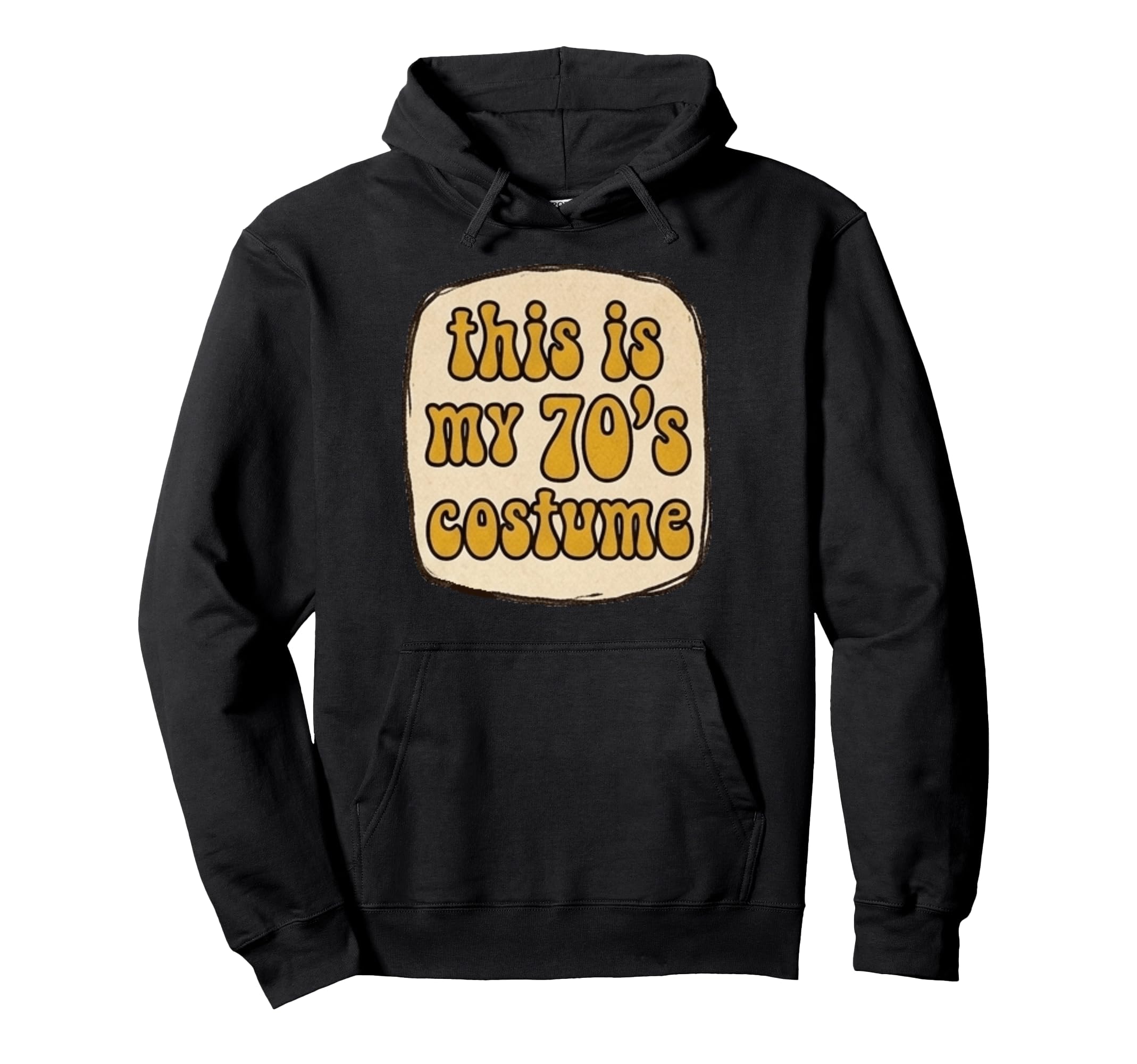 This Is My 70S Costume Groovy Hoodie - Unique Graphic Unisex - T-Shirt, Sweatshirt, Hoodie