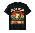 Mode Activated Funny Frog Sunset T-Shirt - Custom Art Print for Adults - T-Shirt, Sweatshirt, Hoodie
