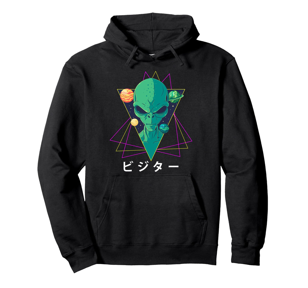 Aesthetic Alien Vaporwave Pastel Goth Hoodie - Trendy Graphic Men Women - T-Shirt, Sweatshirt, Hoodie