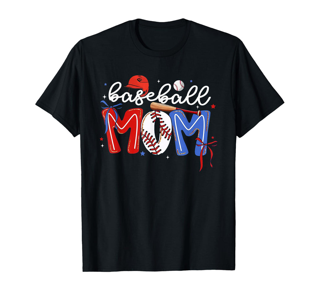 Baseball Mom Crazy Proud Always Loud T-Shirt - Trendy Graphic for Adults - T-Shirt, Sweatshirt, Hoodie