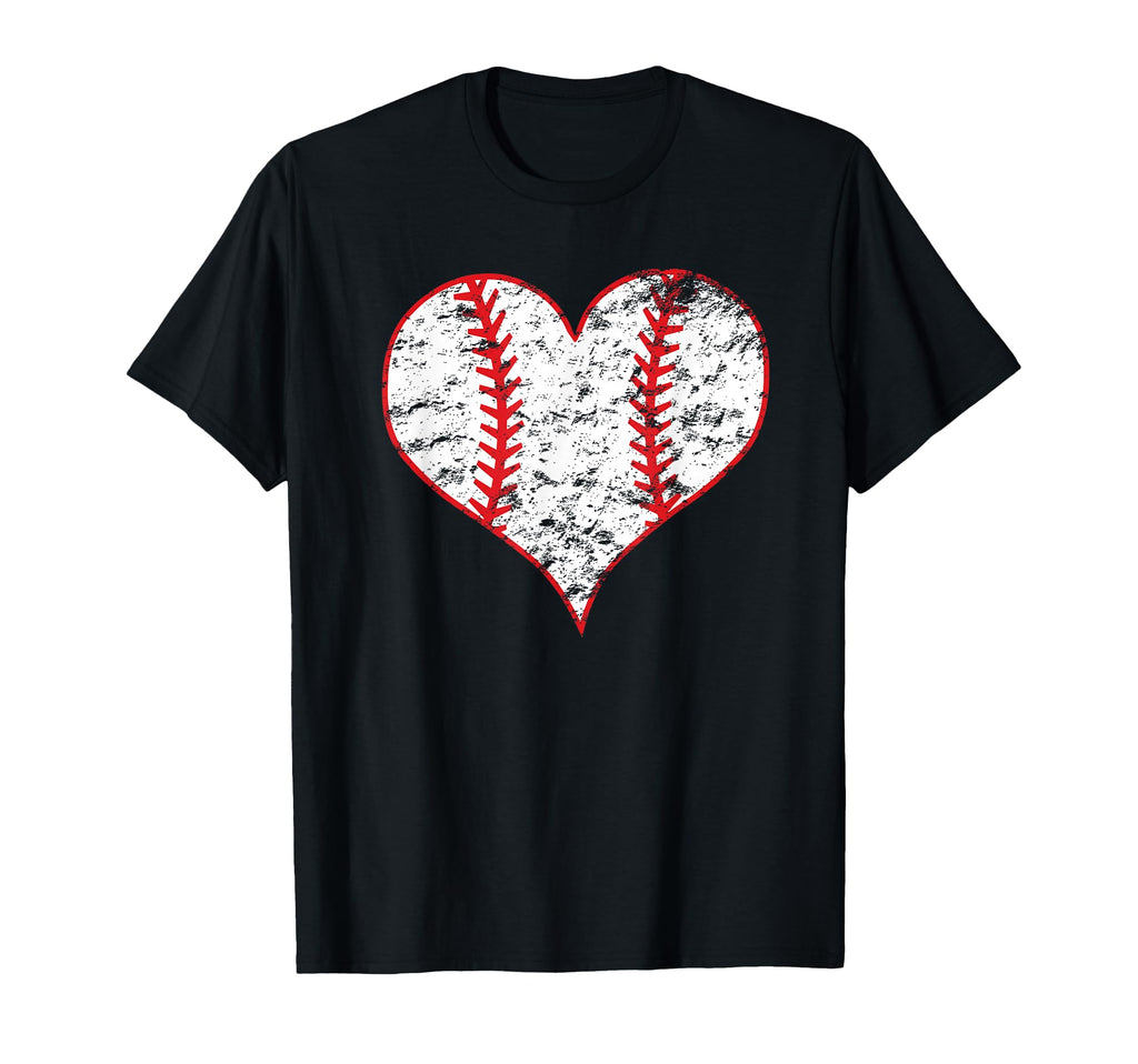 Baseball Lover Heart Laces Love T-Shirt - Streetwear Style for Adults - T-Shirt, Sweatshirt, Hoodie