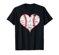 Baseball Lover Heart Laces Love T-Shirt - Streetwear Style for Adults - T-Shirt, Sweatshirt, Hoodie