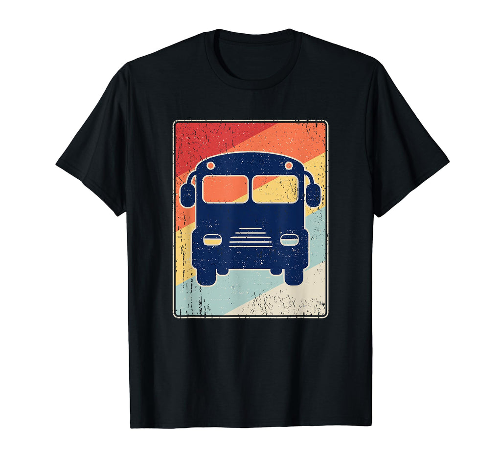 Bus Bus Driver Distressed Gift T-Shirt - Custom Art Print Men Women - T-Shirt, Sweatshirt, Hoodie
