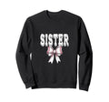 Coquette Baseball Bow Mom Sister Sweatshirt - Custom Art Print Men Women - T-Shirt, Sweatshirt, Hoodie