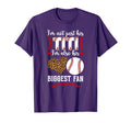 His Biggest Fan Baseball Titi T-Shirt - Minimalist Print for Adults - T-Shirt, Sweatshirt, Hoodie