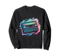 80S Tape Cassette Nostalgia Sweatshirt - Fun Novelty Design Unisex - T-Shirt, Sweatshirt, Hoodie