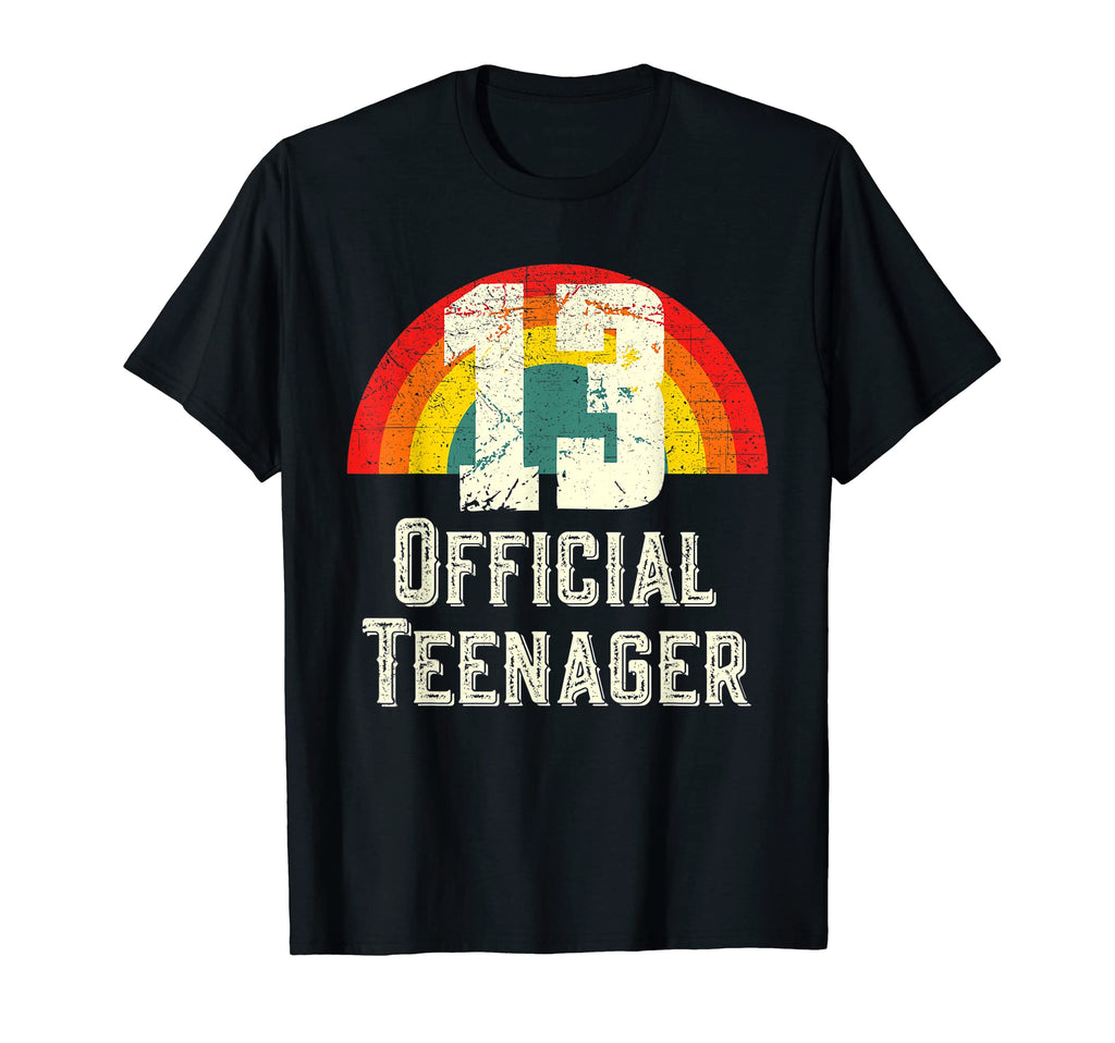 Teenager 13Th Birthday Rainbow Funny T-Shirt - Graphic Print Men Women - T-Shirt, Sweatshirt, Hoodie