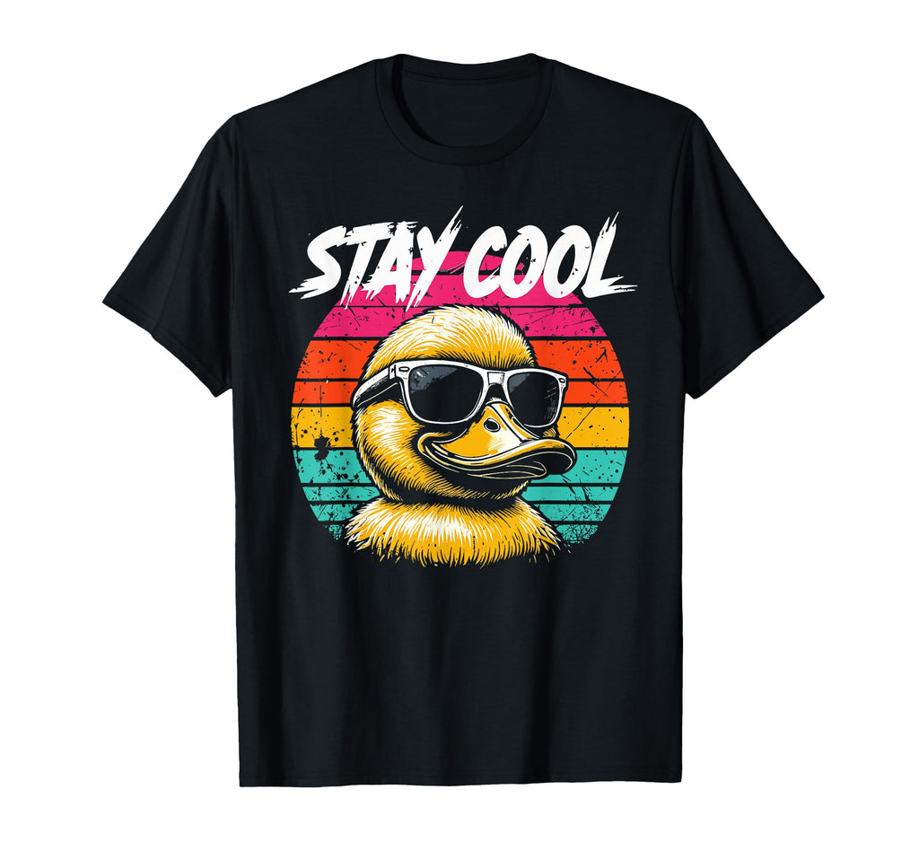 Stay Duck Stuff Ducks Product Sunset T-Shirt - Trendy Graphic Men Women - T-Shirt, Sweatshirt, Hoodie