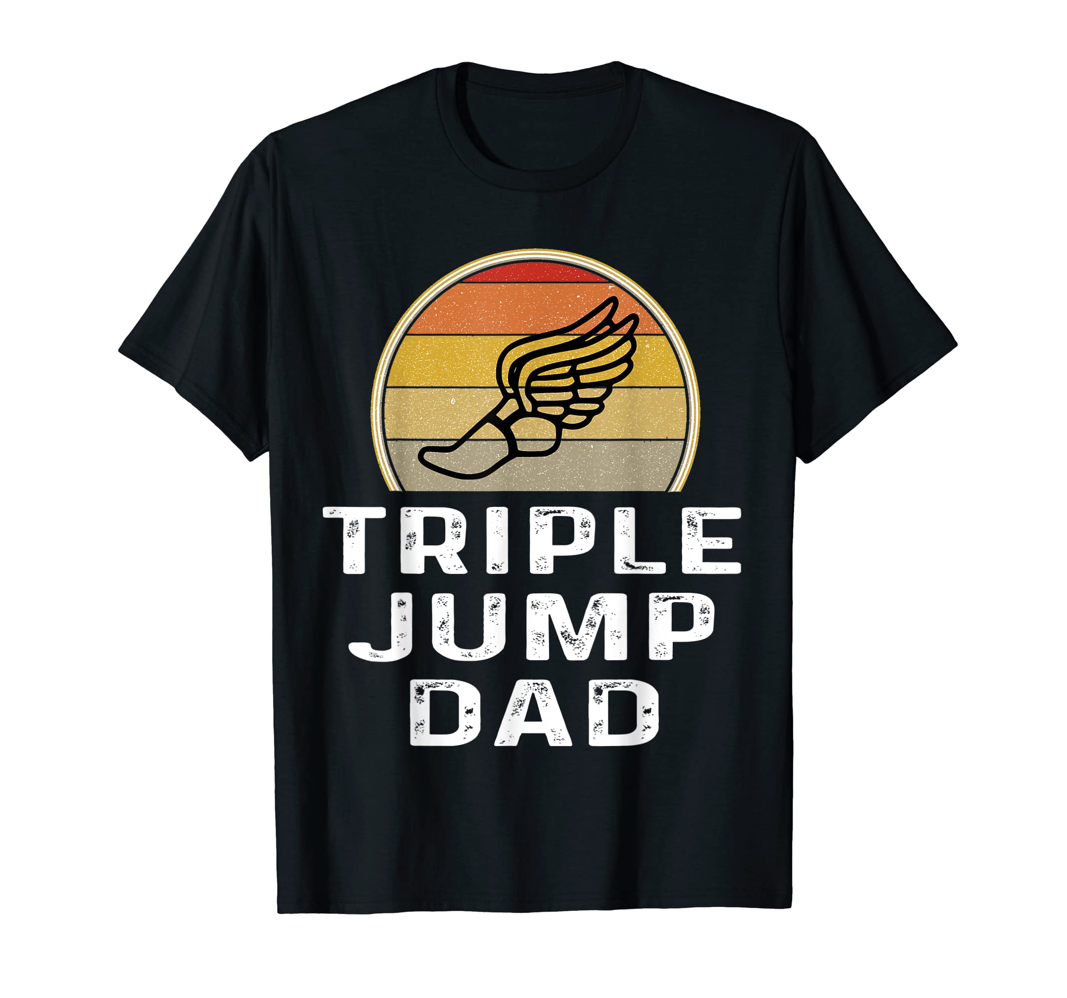 Mens Funny Track And Field Triple Jump Dad T-Shirt - Trendy Graphic Unisex - T-Shirt, Sweatshirt, Hoodie