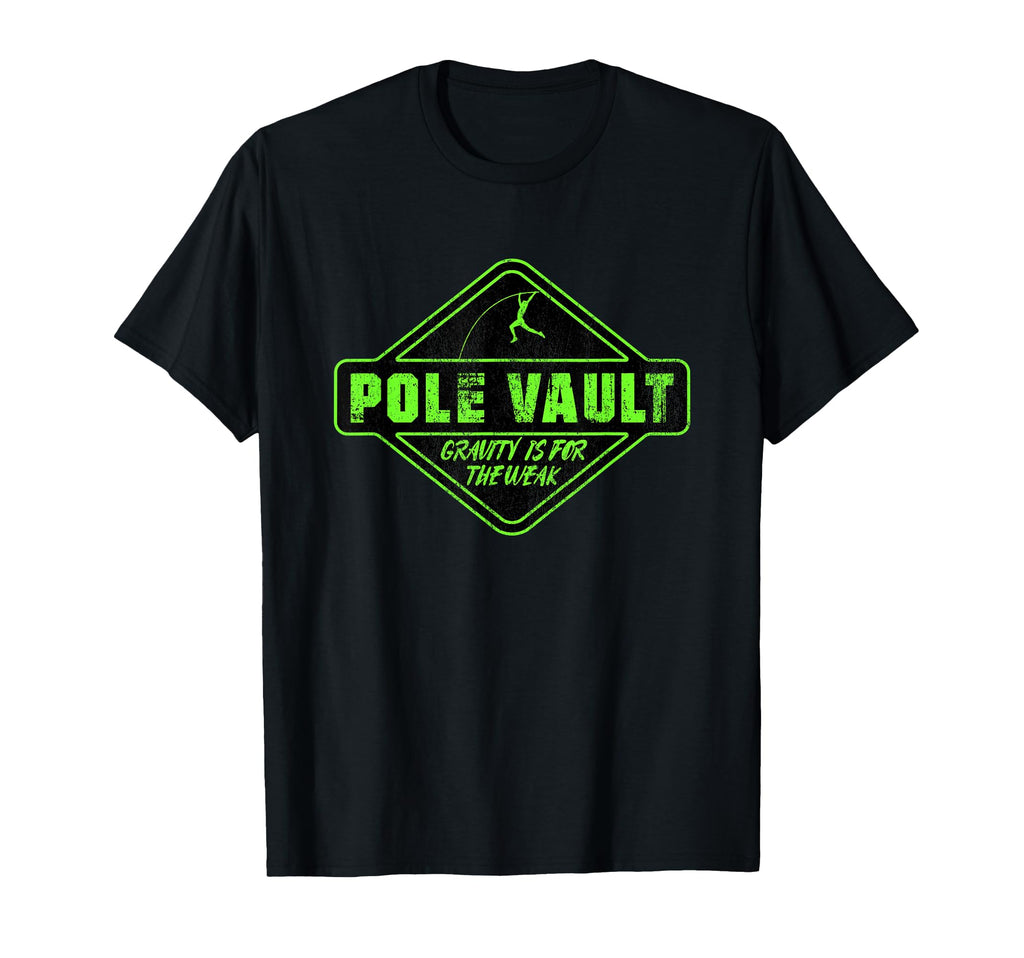 Pole Vault Distressed Pole Vaulting T-Shirt - Minimalist Print Unisex - T-Shirt, Sweatshirt, Hoodie